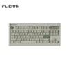 FL·ESPORTS OG87 Retro Mechanical Keyboard white