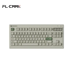 FL·ESPORTS OG87 Retro Mechanical Keyboard white