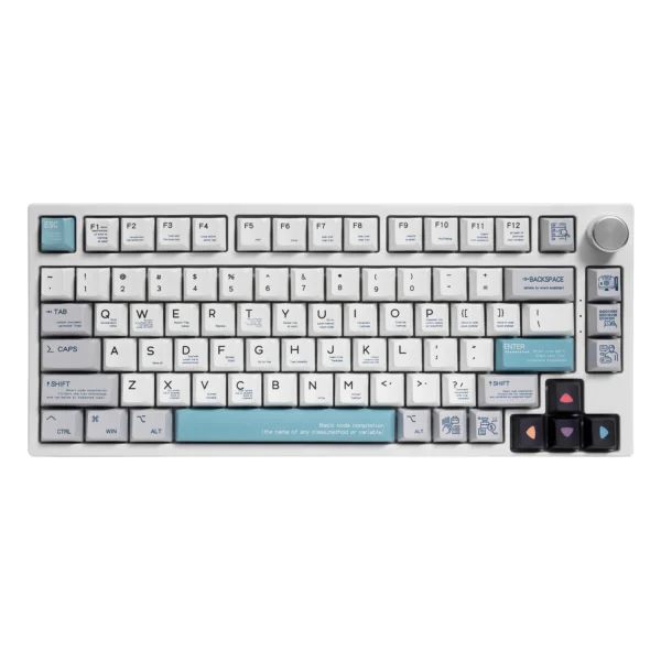 GamaKay TK75 75% Silent Switch Mechanical Gaming Keyboard with Cherry Profile Keycaps