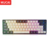 MUCAI MK680 USB RGB Backlit Hot Swappable Gaming Mechanical Keyboard
