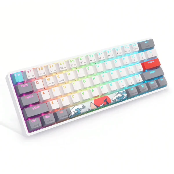 SKYLOONG SK61 V2 Optical Switch 60% RGB Mechanical Keyboard